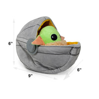 Grogu the Child Carriage Plush Dog Toy - 3 Red Rovers