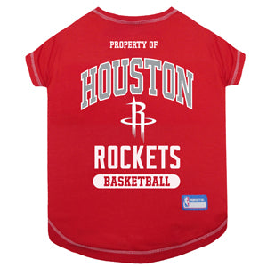 Houston Rockets Athletics Pet Shirt - 3 Red Rovers