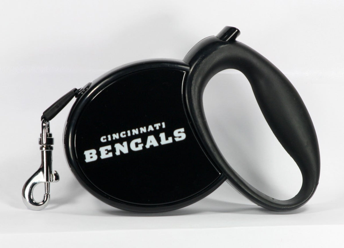 Cincinnati Bengals Retractable Leash - 3 Red Rovers