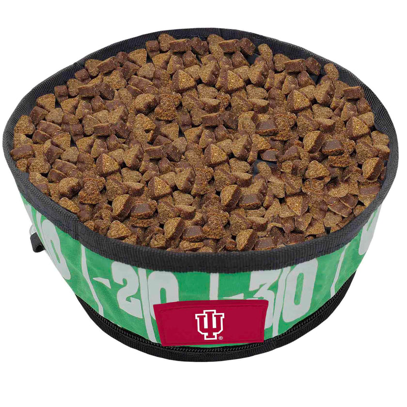 IN Hoosiers Collapsible Pet Bowl - 3 Red Rovers