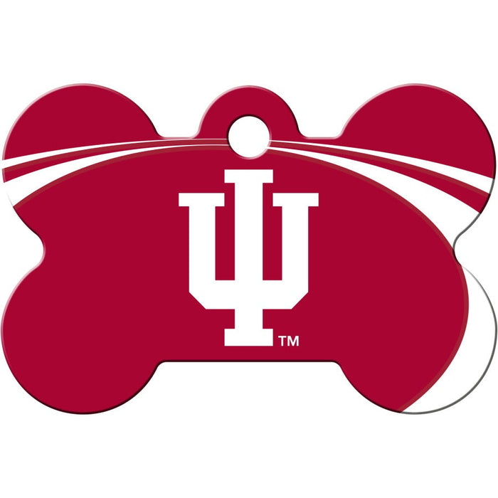 IN Hoosiers Pet ID Tag - Bone - 3 Red Rovers