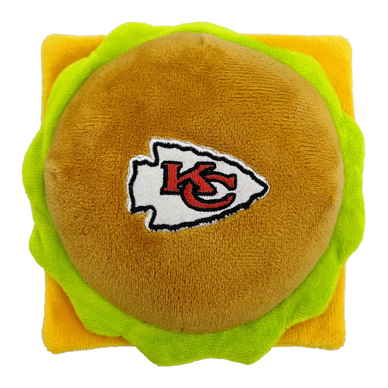 Kansas City Chiefs Hamburger Plush Toys - 3 Red Rovers