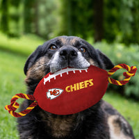 Kansas City Chiefs Football Rope Toys - 3 Red Rovers