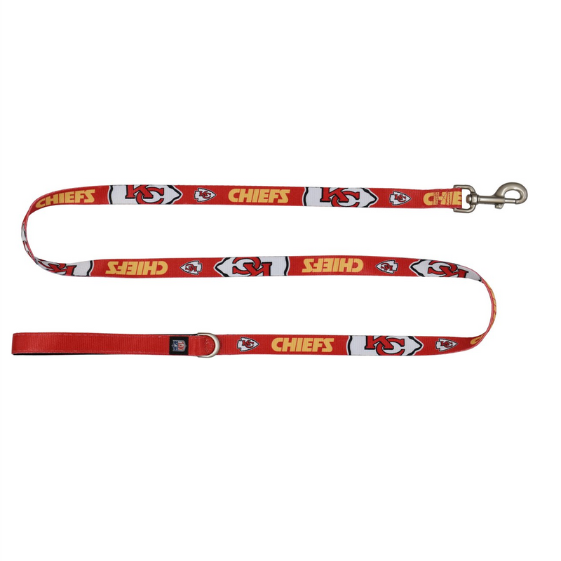 Kansas City Chiefs Premium Dog Collar or Leash - 3 Red Rovers