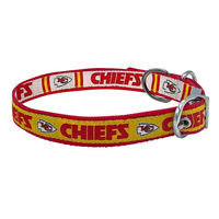 Kansas City Chiefs Reversible Dog Collar - 3 Red Rovers