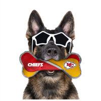 Kansas City Chiefs Pet Tug Bone - 3 Red Rovers