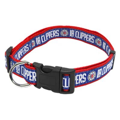 Los Angeles Clippers Dog Collar and Leash - 3 Red Rovers