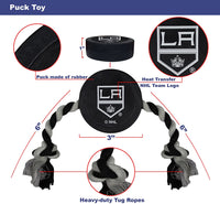 Los Angeles Kings Puck Rope Toys - 3 Red Rovers