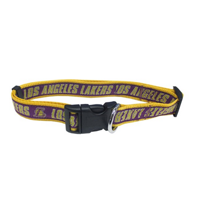 Los Angeles Lakers Dog Collar and Leash - 3 Red Rovers