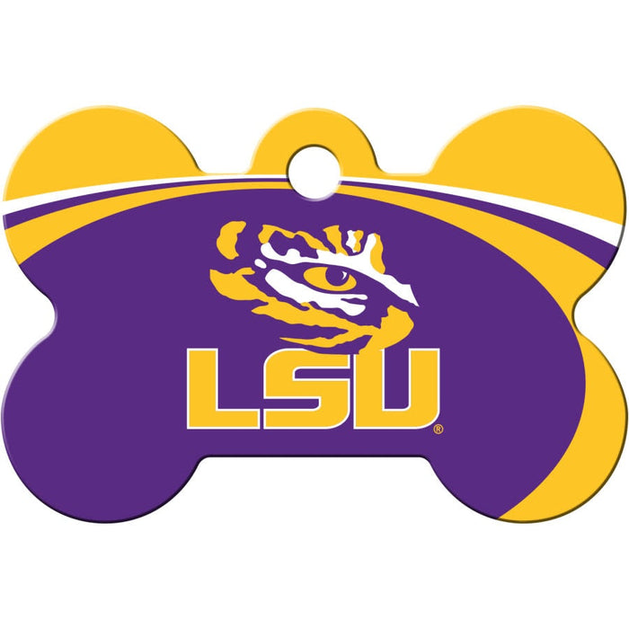 LSU Tigers Pet ID Tag - Bone - 3 Red Rovers