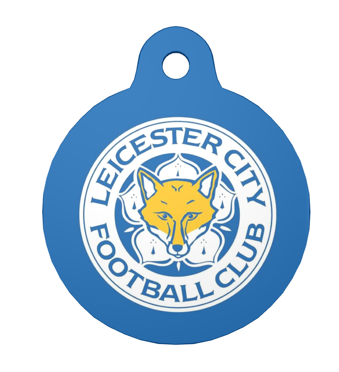 Leicester City FC Handmade Pet ID Tag - 3 Red Rovers