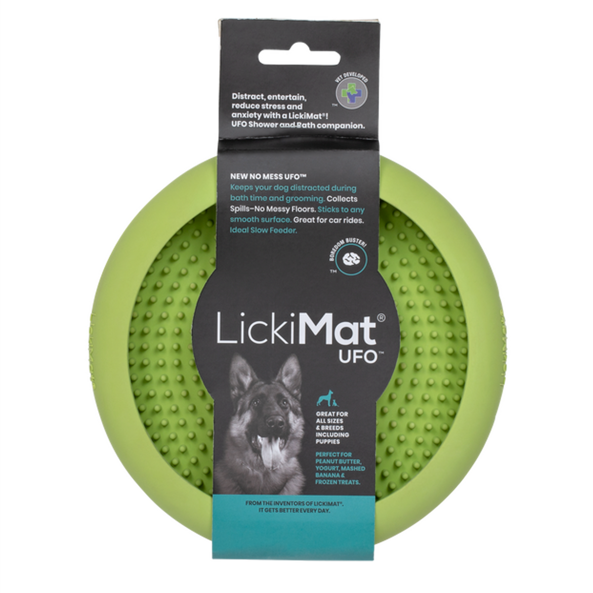 Large Lick Mat for Dogs & Cats with Suction Cups, Licking Mat for Dog  Anxiety Re