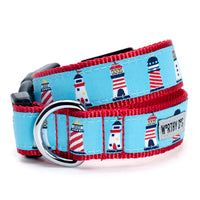 Lighthouses Collection Dog Collar or Leads - 3 Red Rovers