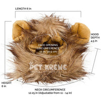 Lion Mane Hat Cat Costume - 3 Red Rovers