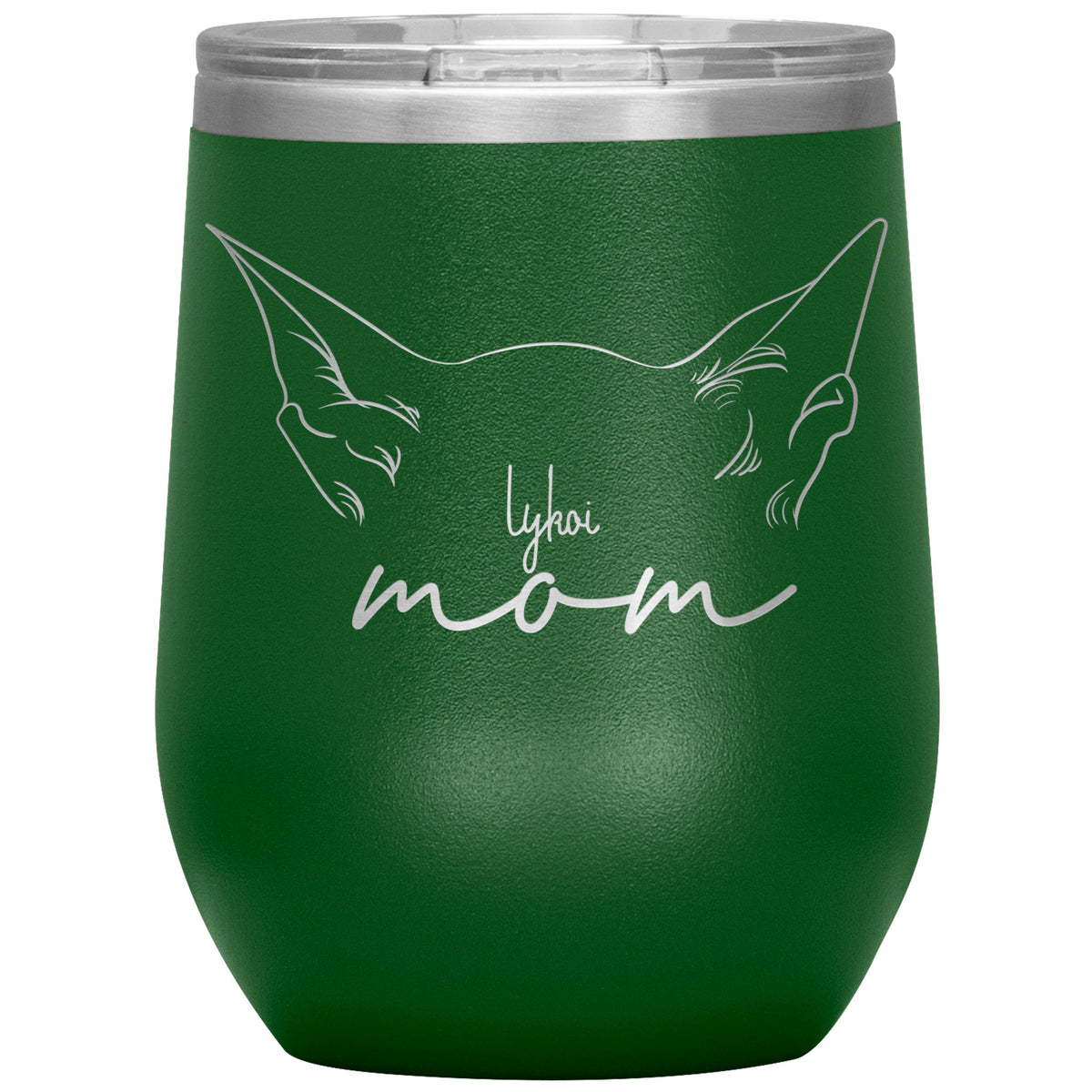 Lykoi Cat Mom Wine Tumbler - 3 Red Rovers