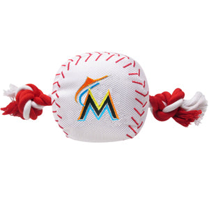 Miami Marlins Baseball Rope Toys - 3 Red Rovers