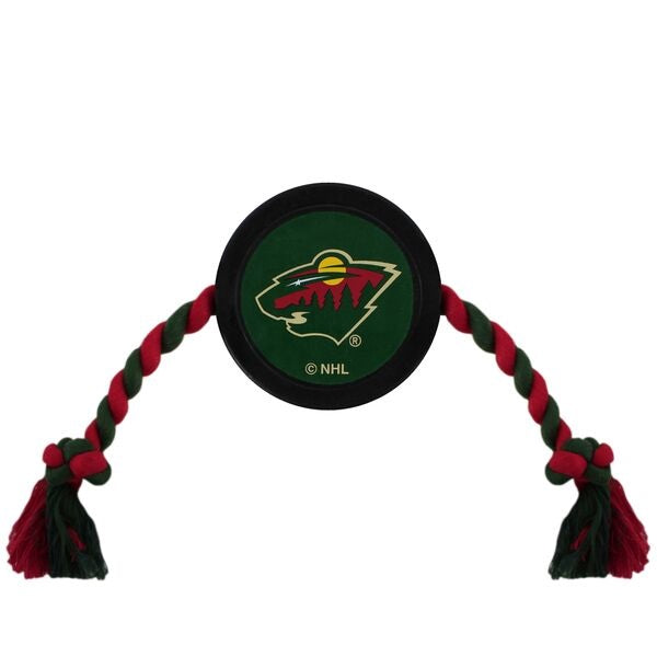 Minnesota Wild Puck Rope Toys - 3 Red Rovers