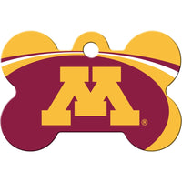 MN Golden Gophers Pet ID Tag - Bone - 3 Red Rovers