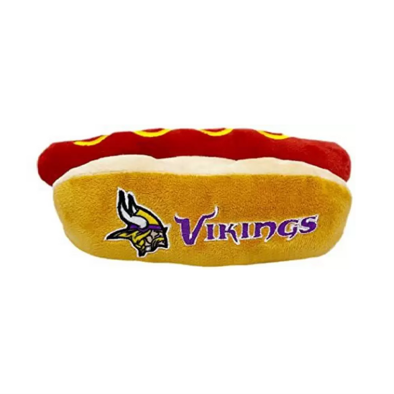Minnesota Vikings Hot Dog Plush Toys - 3 Red Rovers