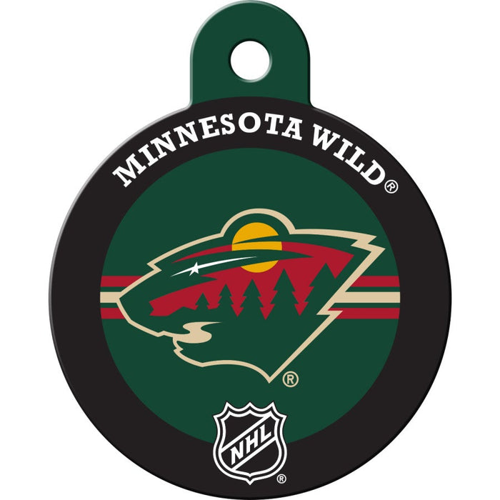 Minnesota Wild Pet ID Tag - 3 Red Rovers