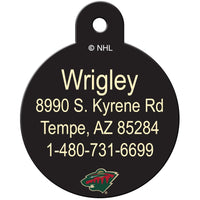 Minnesota Wild Pet ID Tag - 3 Red Rovers