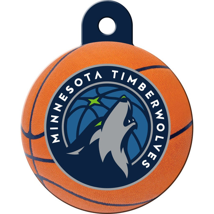 Minnesota Timberwolves Pet ID Tag - 3 Red Rovers