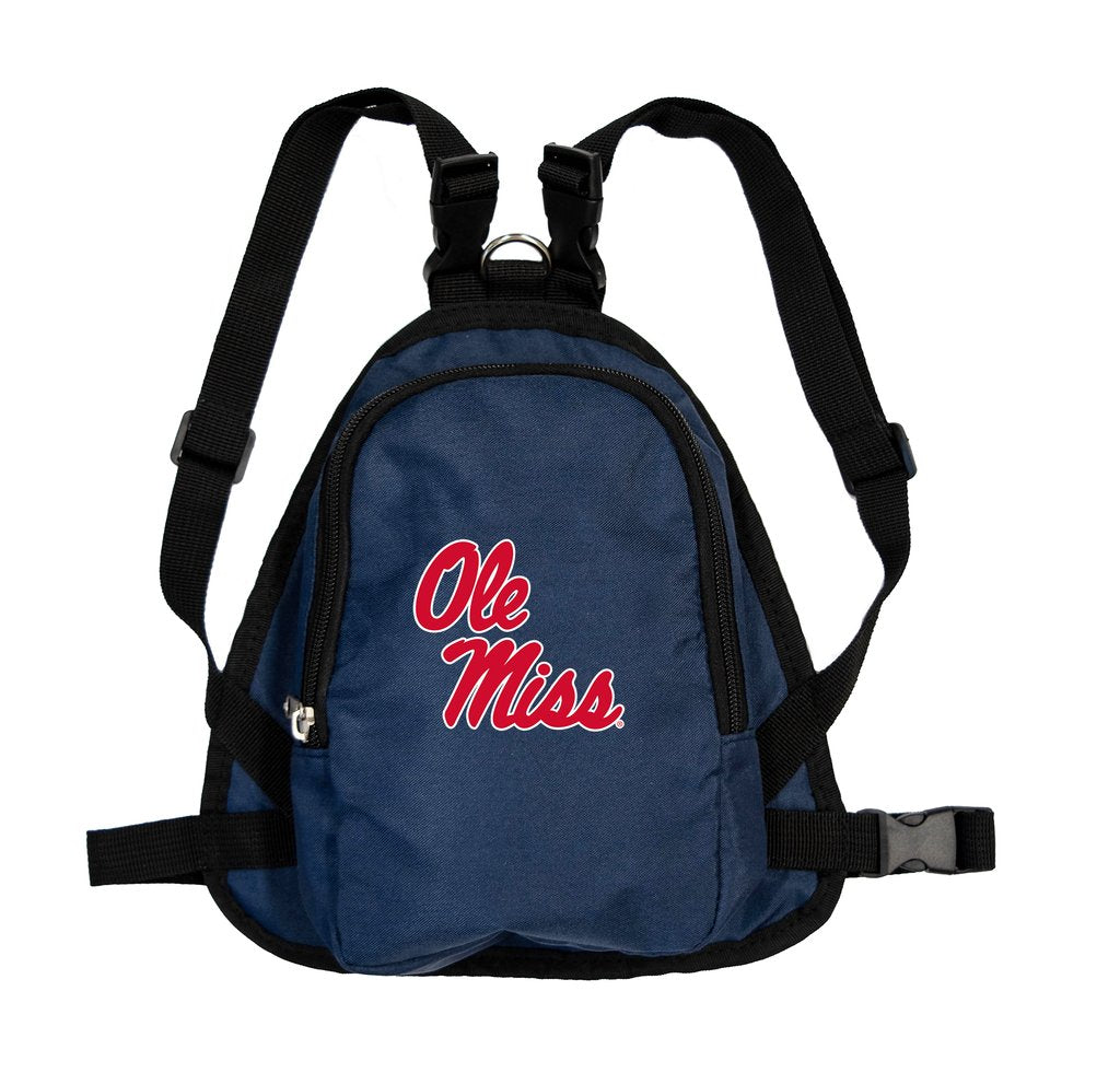 MS Ole Miss Rebels Pet Mini Backpack - 3 Red Rovers