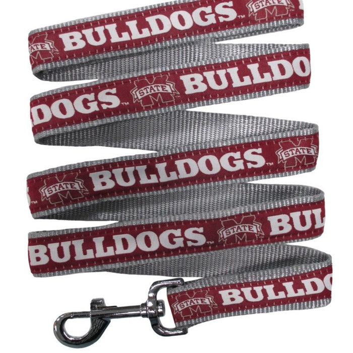 MS State Bulldogs Dog Leash - 3 Red Rovers