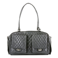 Marlee Black Quilted Carrier - 3 Red Rovers
