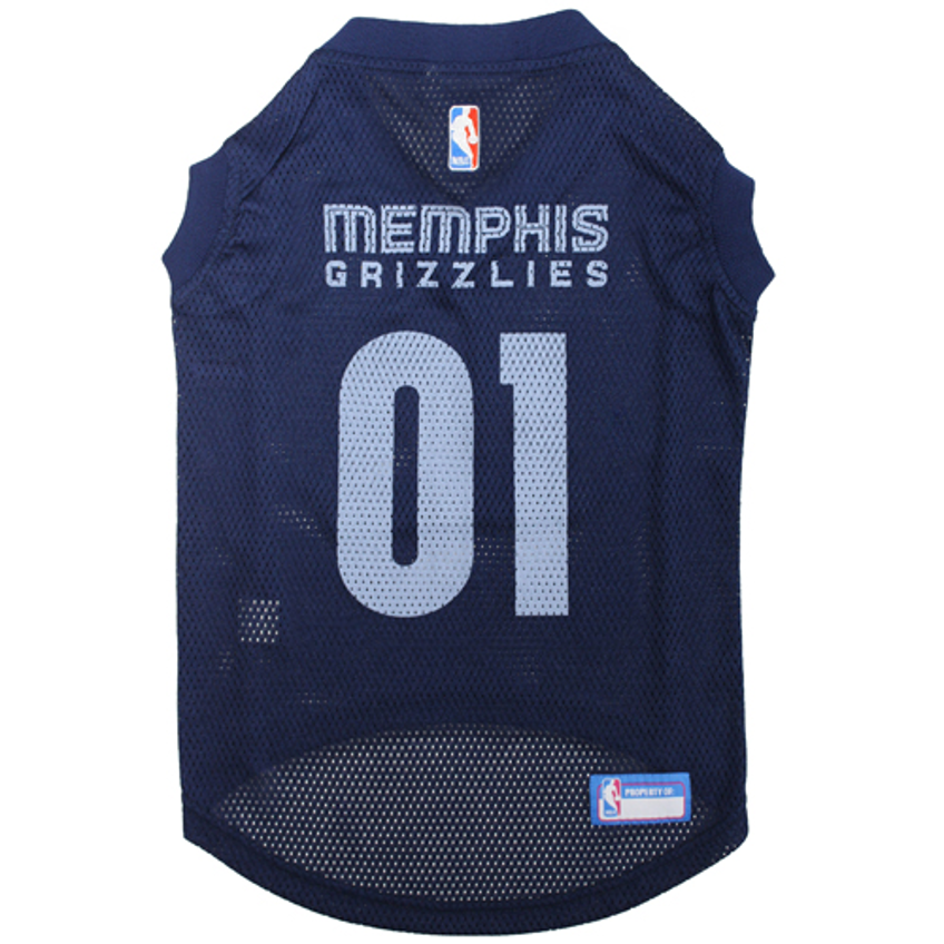Memphis Grizzlies Pet Jersey - 3 Red Rovers