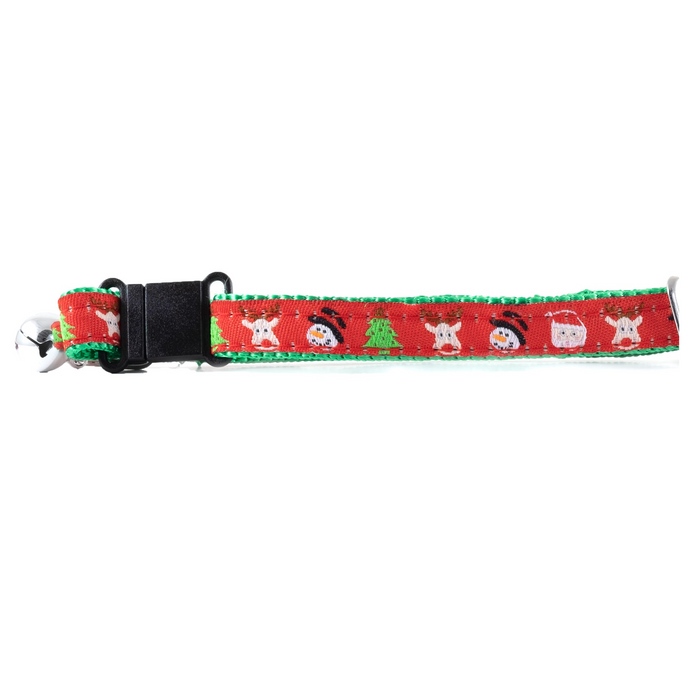 Merry Christmas Cat Collar - 3 Red Rovers