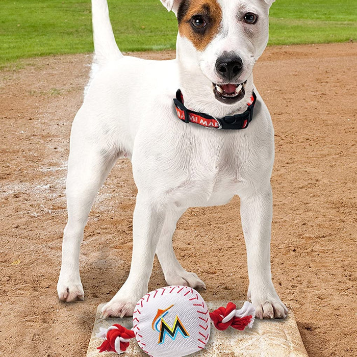 Miami Marlins Baseball Rope Toys - 3 Red Rovers