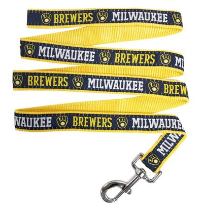 Milwaukee Brewers Dog Collar or Leash - 3 Red Rovers