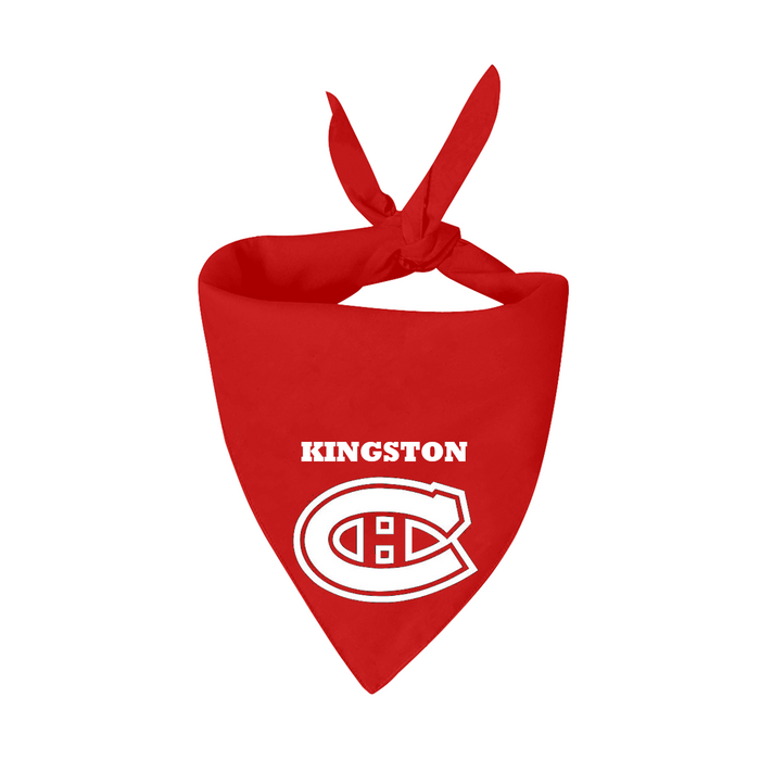 Montreal Canadiens Handmade Bandana - 3 Red Rovers