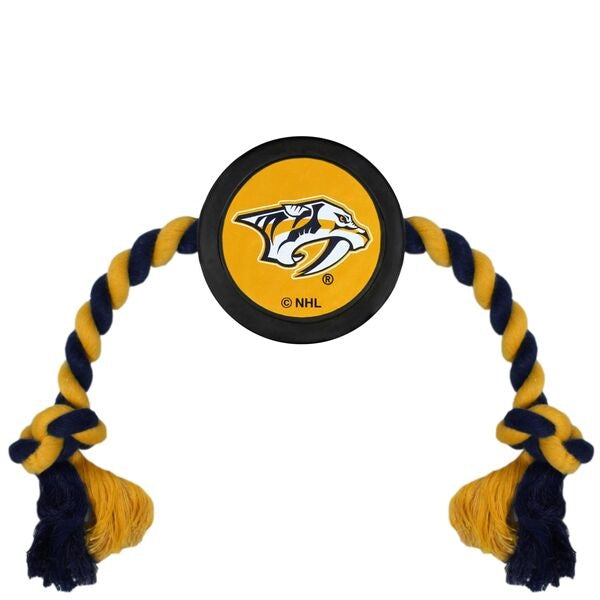 Nashville Predators Puck Rope Toys - 3 Red Rovers