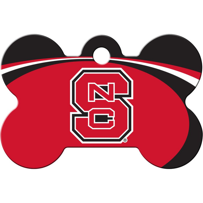 NC State Wolfpack Pet ID Tag - Bone - 3 Red Rovers