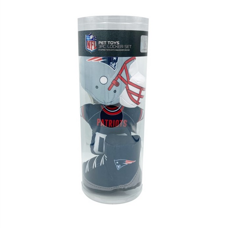 New England Patriots 3-piece Locker Room Toys - 3 Red Rovers