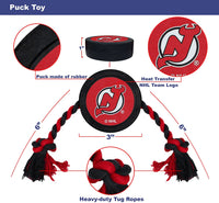 New Jersey Devils Puck Rope Toys - 3 Red Rovers
