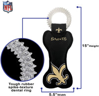 New Orleans Saints Dental Tug Toys - 3 Red Rovers