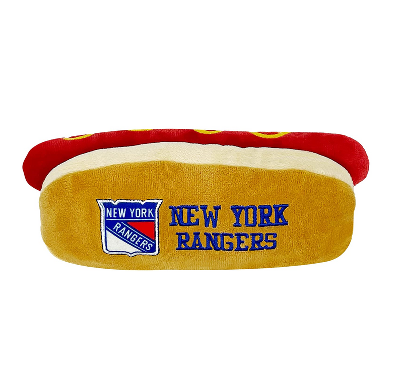 New York Rangers Hot Dog Plush Toys - 3 Red Rovers