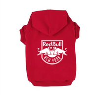 New York Red Bulls Handmade Pet Hoodies - 3 Red Rovers