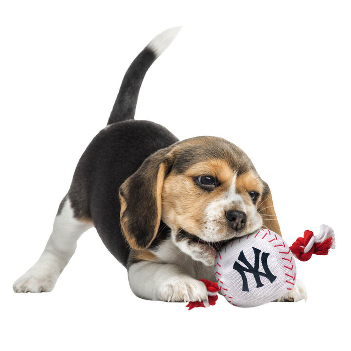 New York Yankees Baseball Rope Toys - 3 Red Rovers
