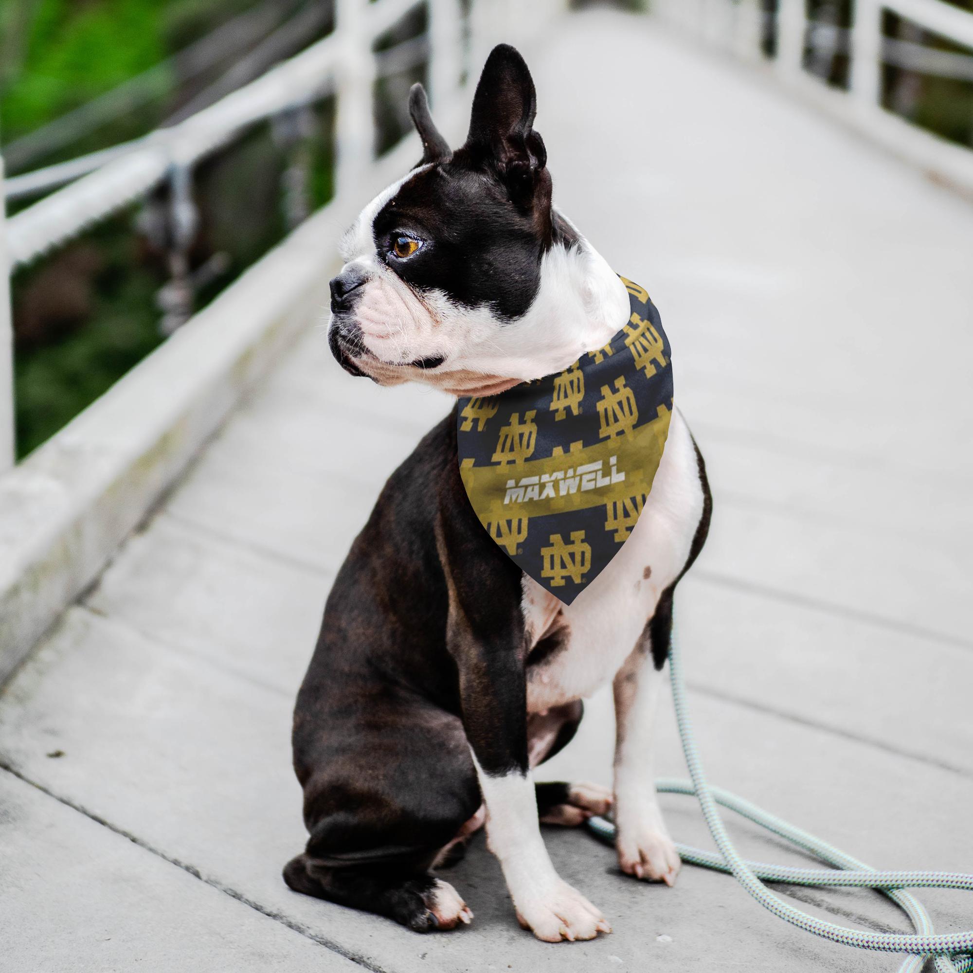 Notre dame shop dog bandana