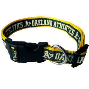 Oakland Athletics (A's) Dog Collar or Leash - 3 Red Rovers