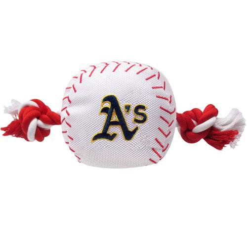 Oakland Athletics (A's) Baseball Rope Toys - 3 Red Rovers