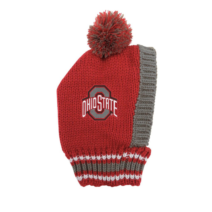 OH State Buckeyes Pet Knit Hat - 3 Red Rovers