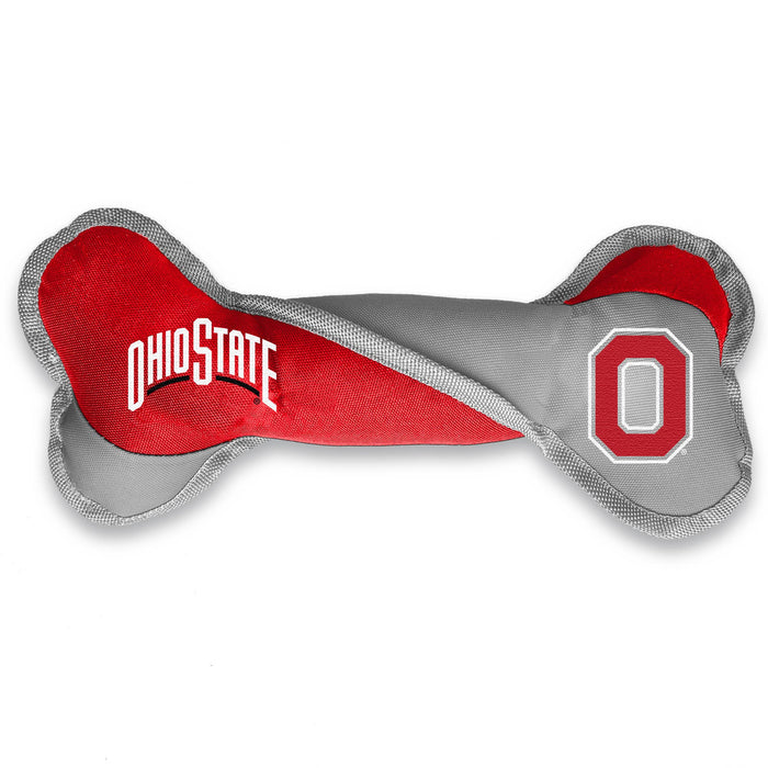 OH State Buckeyes Tug Bone Toys - 3 Red Rovers