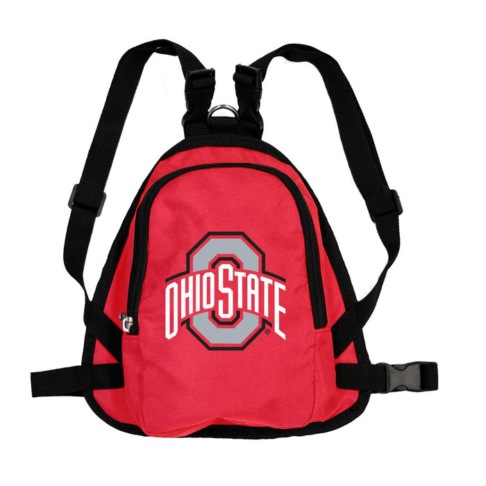 OH State Buckeyes Pet Mini Backpack - 3 Red Rovers