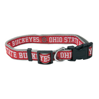 OH State Buckeyes Dog Collar - 3 Red Rovers