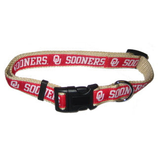 OK Sooners Dog Collar - 3 Red Rovers